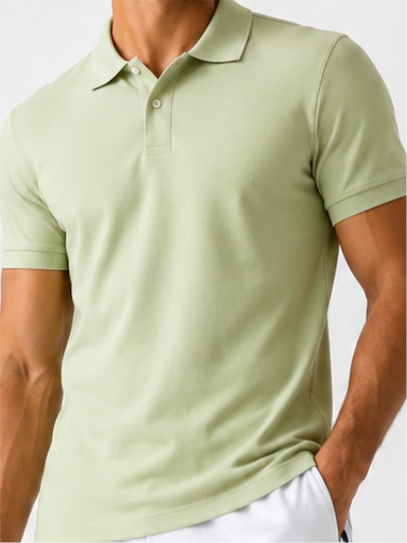 Men's Polo Shirt Pastel Green